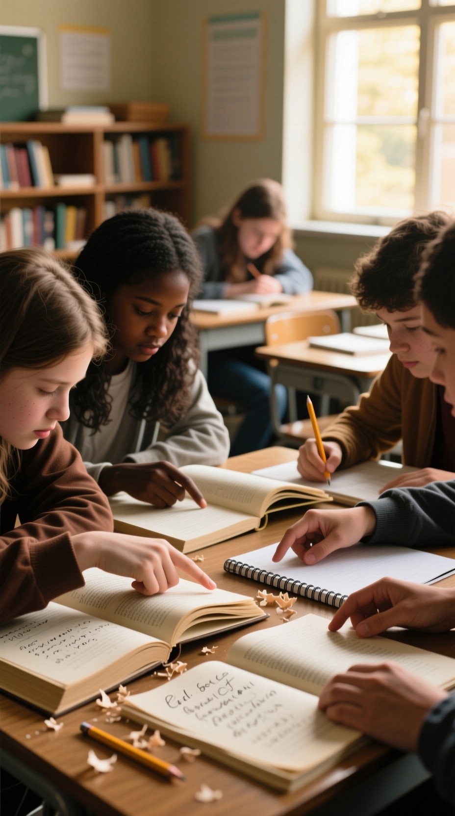 Students studying together for SAT prep and K-12 tutoring at Learning Roof, Princeton Junction NJ